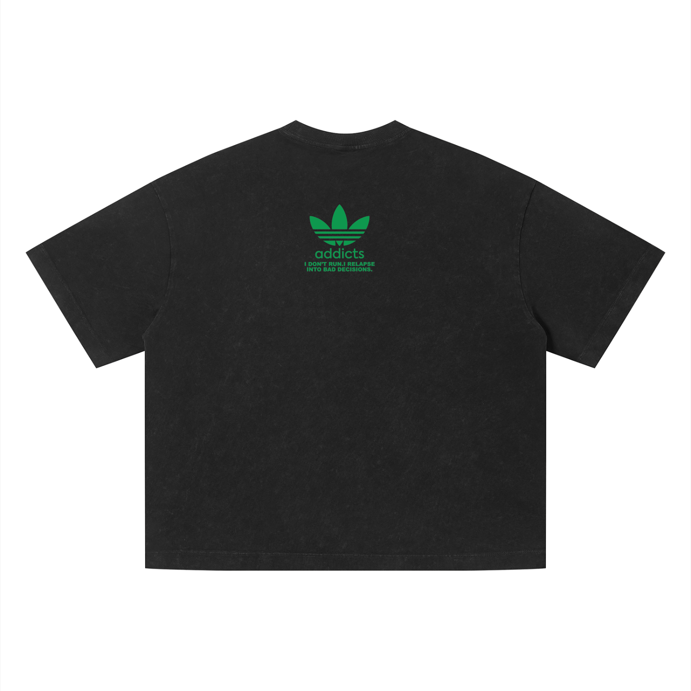 addicts Unisex Vintage Wash Boxy T-Shirt