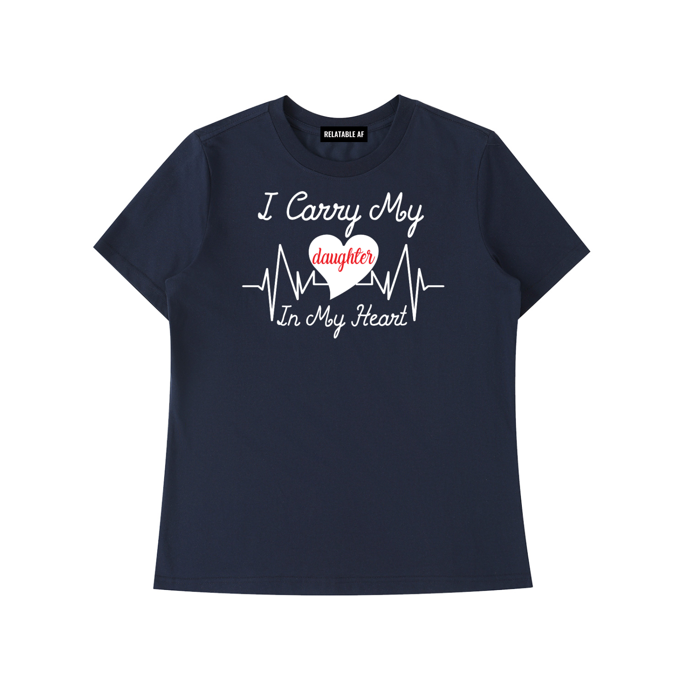 I Carry My Daughter In My Heart, Essential Standard Shoulder T-Shirt