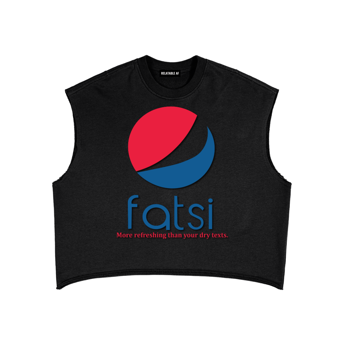 Fatsi French Terry Boxy Tank Top