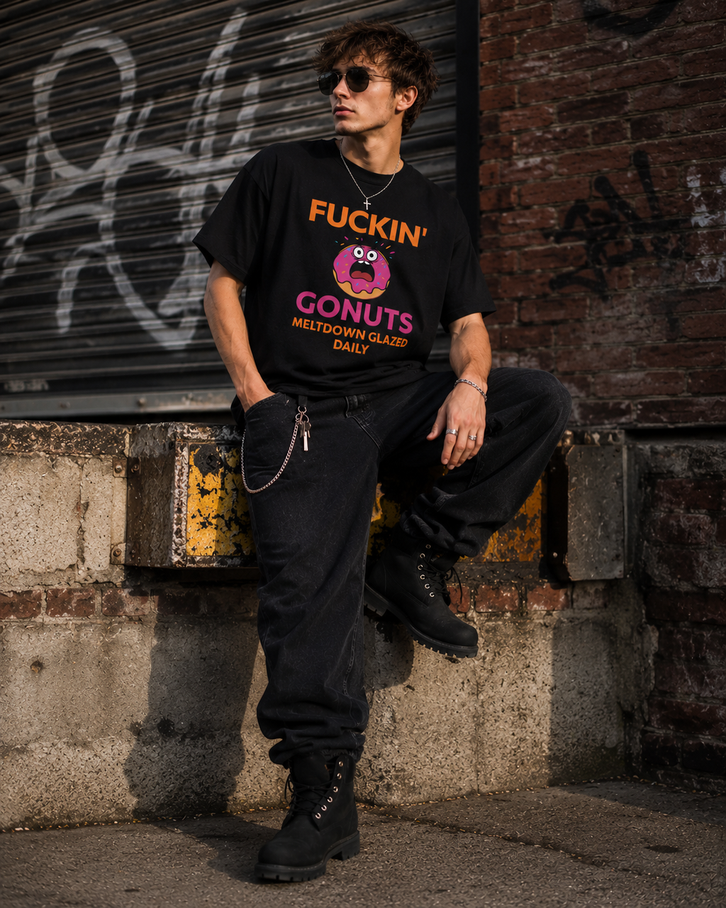 Fuckin Gonuts Unisex Classic Crew Neck T-shirt