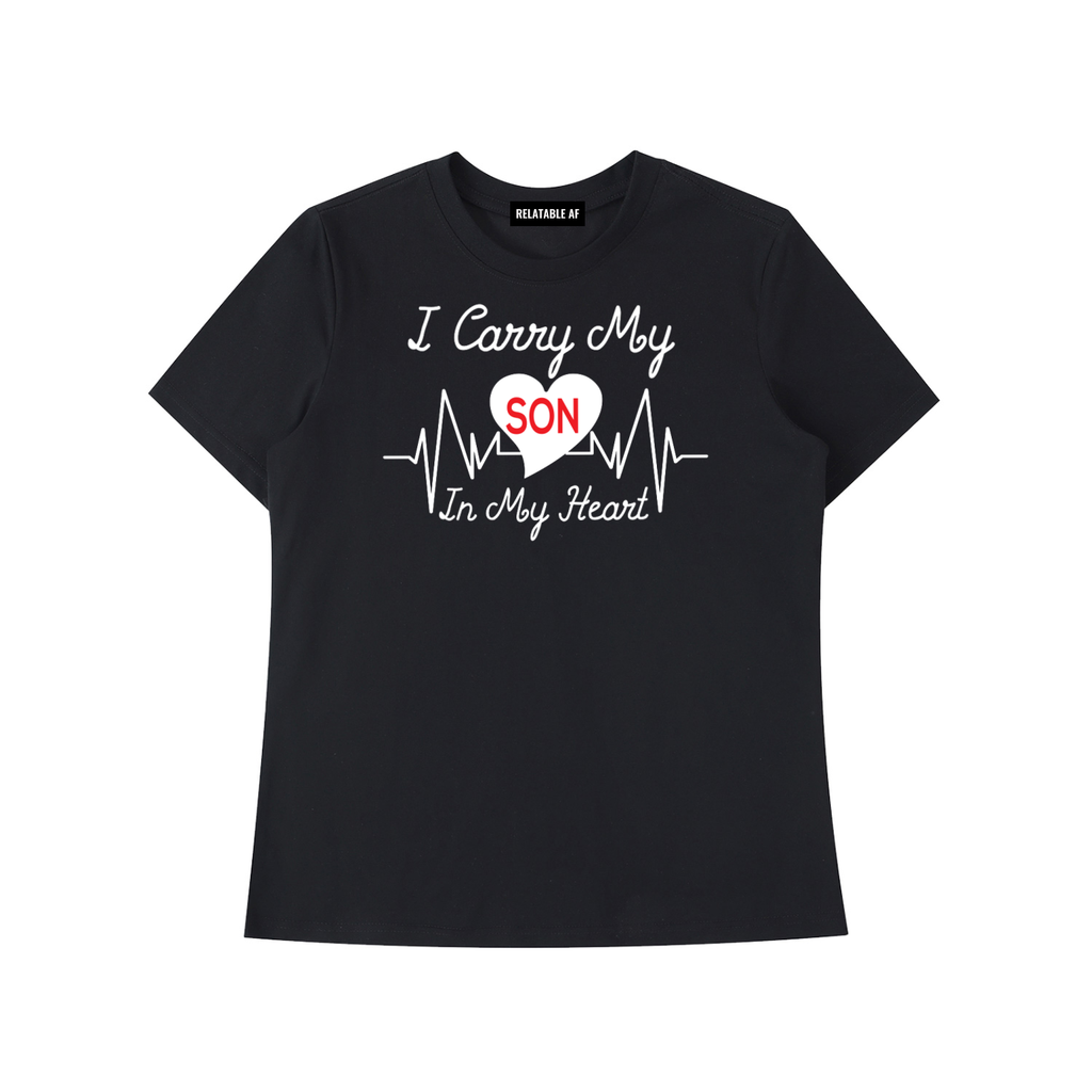 I Carry My Son in My Heart Essential Standard Shoulder T-Shirt
