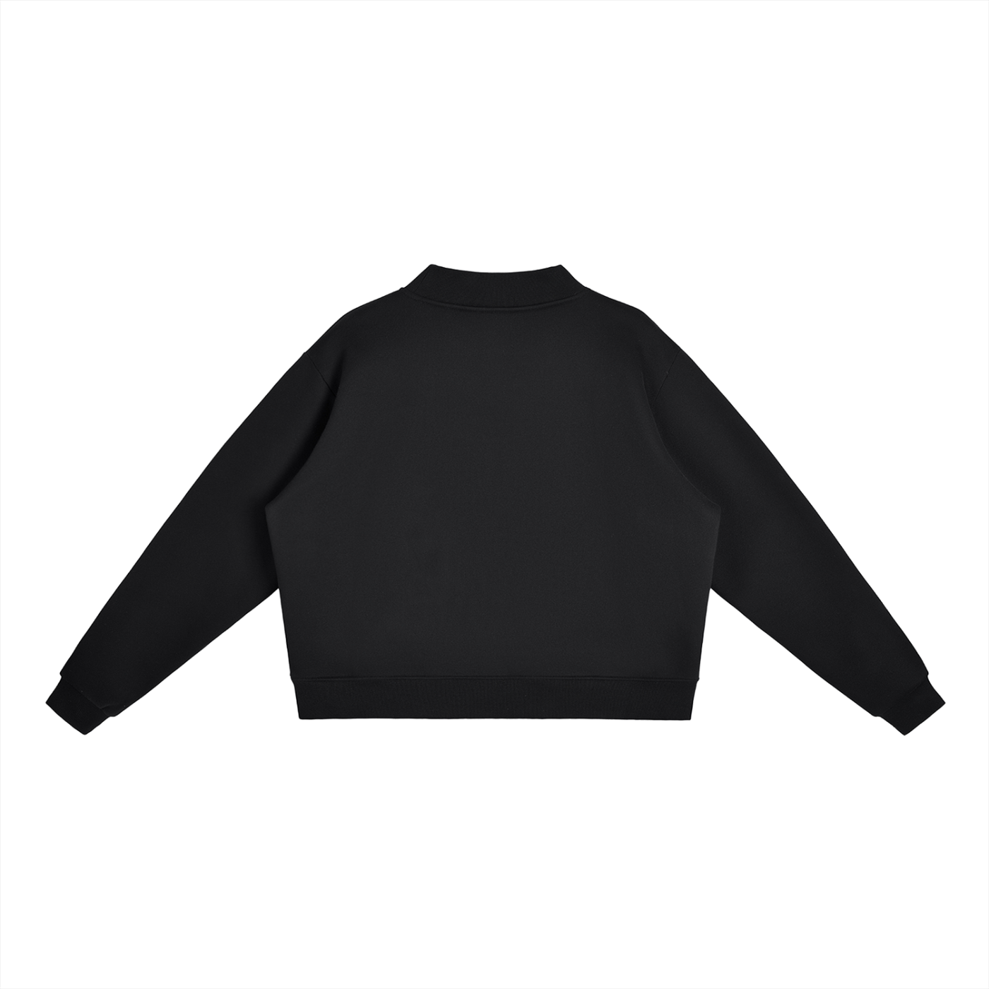 Self-Love Women's Essential Fleece Mock-Neck Crew Sweatshirt