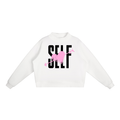 Essential Fleece Mock-Neck Crew Sweatshirt