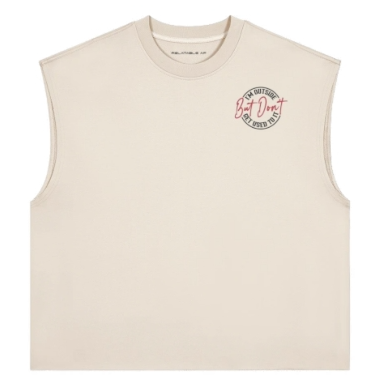 I'm Outside But Don't Get Use To it Unisex Boxy Tank Top